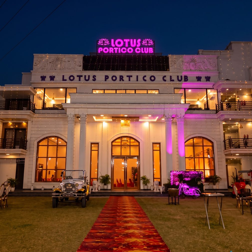 Wedding decoration at the Lotus Club property